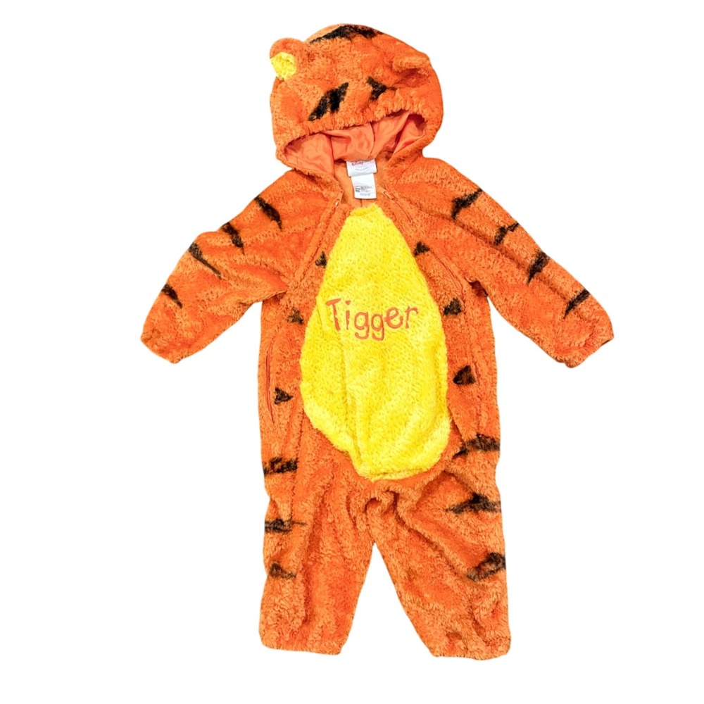Disney Store Tigger Outfit Costume Zip size 18-24 months Plush